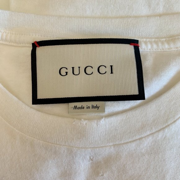 Gucci Vintage Distressed & Oversized Cotton Jersey - Picture 7 of 7